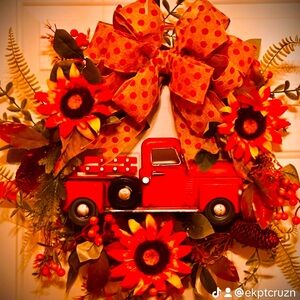 Door hanger / Little Red Truck Series